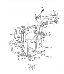 engine lubrication oil tank 996 GT3-1 M96.76 2000-01 and 996 GT3-1/GT3 RS M96.79 2004-05 engine lubrication oil tank 996 GT3-1 M96.76 2000-01 and 996 GT3-1/GT3 RS M96.79 2004-05