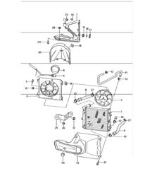 raffreddamento ad acqua 3 per 996 GT3-1 M96.76 2000-01 e 996 GT3-1/GT3 RS M96.79 2004-05 raffreddamento ad acqua 3 per 996 GT3-1 M96.76 2000-01 e 996 GT3-1/GT3 RS M96.79 2004-05