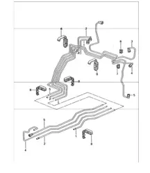 fuel system front 996 GT3-1 1999-05