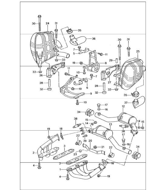 Diagram 202-00 Porsche Macan GTS 汽油 2.9L V6 440Bhp 