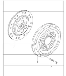 clutch 996 GT3-1 M96.76 2000-02 and 996 GT3-1/GT3-1 RS 2004-05