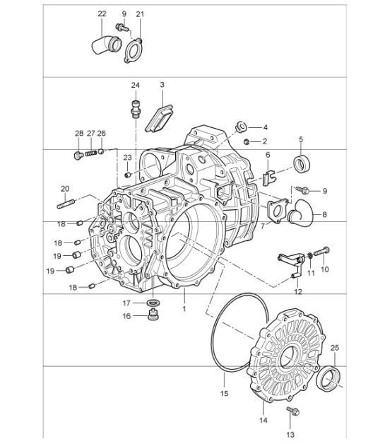 Diagram 302-05 Porsche Cayenne Coupe Turbo V8 4.0L Petrol 550Hp 