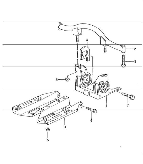 Diagram 306-00 Porsche 993 (911) TURBO S 1994-97 Transmission