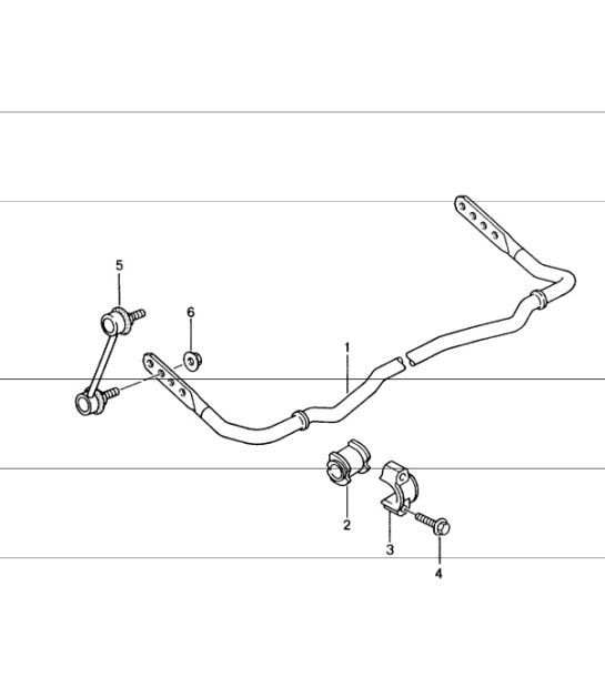 Diagram 501-03 Porsche Panamera S V6 Turbo 3.0L 2WD (420Hp) Rear Axle