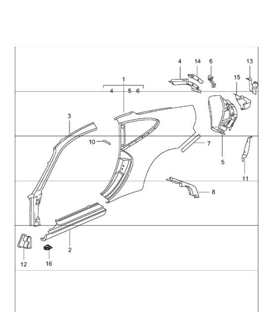 Diagram 801-55 Porsche Taycan (9J1) MK2 2024>> 
