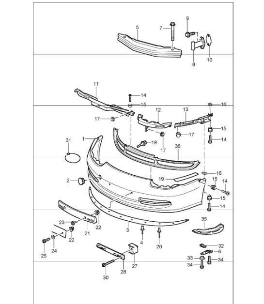 Diagram 802-00 Porsche 918 Spyder 2014-2015 