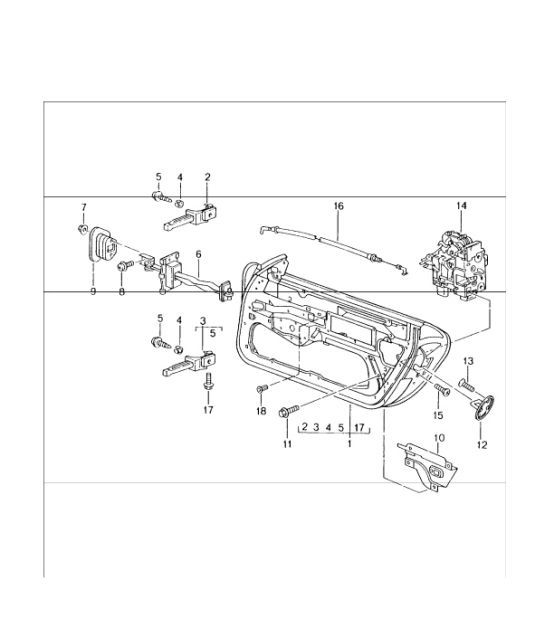 Diagram 804-00 Porsche 924 (1977-1988) Body