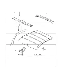 rooflining 996 GT3-1 1999-05