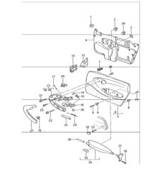 door trim panel accessories 996 GT3-1 1999-05 door trim panel accessories 996 GT3-1 1999-05