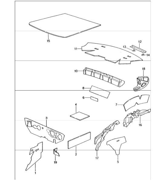 Diagram 807-15 Porsche 991 Cabriolet 4 3.0L (370 Bhp) Body