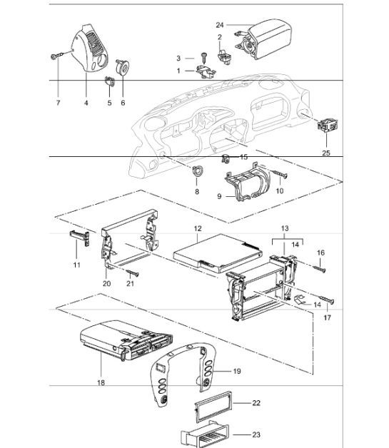 Diagram 809-02 Porsche Cayenne GTS V8 4.8L Petrol 400HP Body