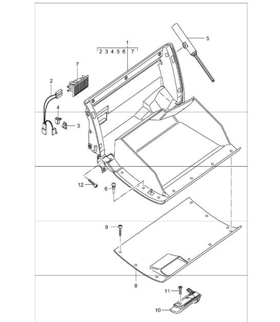 Diagram 809-03 Porsche 997 MKII Carrera C2 3.6L 2009>> Body