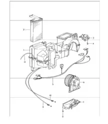 heater single parts 996 GT3-1 1999-05