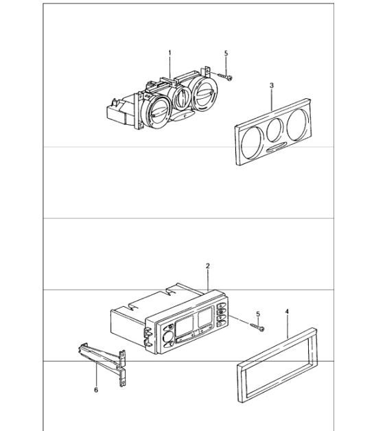 Diagram 813-45 Porsche 996 (911) (1997-2005) Body