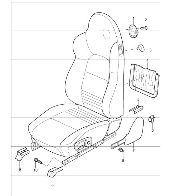 Diagram 817-20 Porsche Taycan (9J1) MK1 2020-2024 