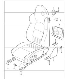 sports seat 996 GT3-1 1999-05 sports seat 996 GT3-1 1999-05