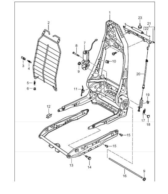 Diagram 817-40 Porsche Cayman S / R 3.4L 987C MKII 2009-12 Body
