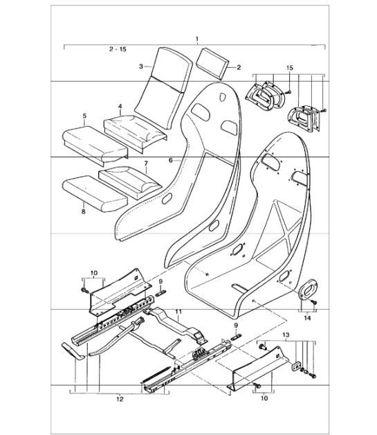 Diagram 817-90 Porsche 996 C4 3.4L 1997-08/01 Body