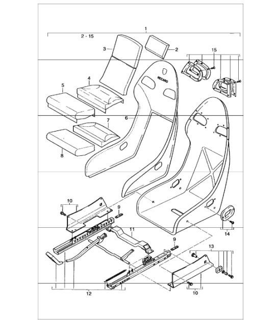 Diagram 817-95 Porsche Cayman 987C/981C (2005-2016) Body