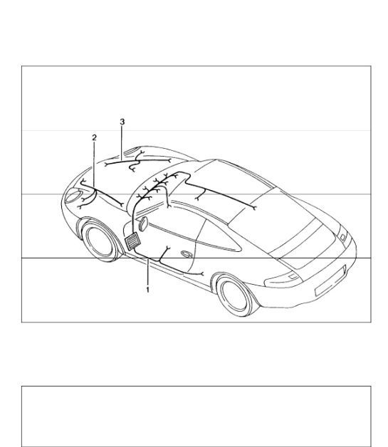 Diagram 902-10 Porsche Boxster S 986 3.2L 1999-02 Electrical equipment