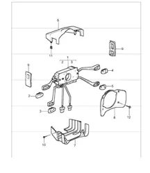 steering column switch 996 GT3-1 1999-05