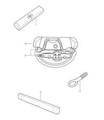 Outil, cric et extincteur 997 GT3 2007-11