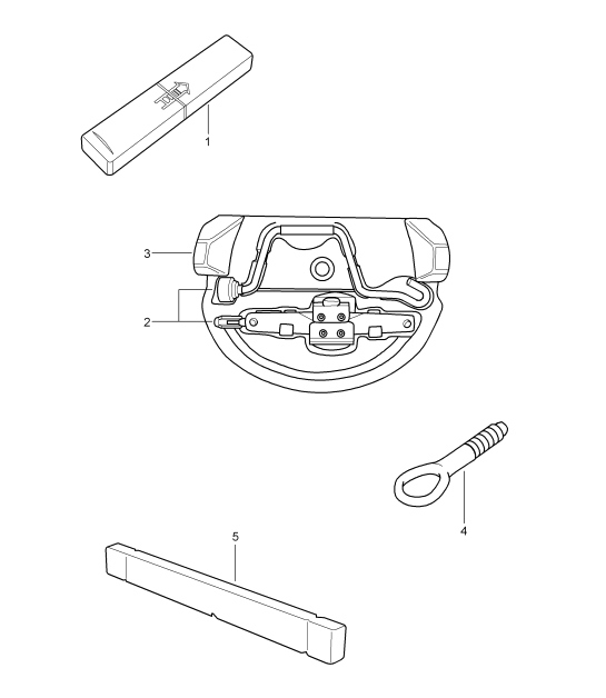 Diagram 001-00 Porsche Boxster GTS 718 4.0L PDK (400 Bhp) Accessories & others 
