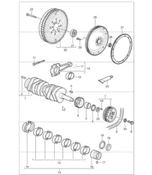 vilebrequin 997 GT3 M97.76 2007-09