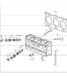 cylinder head 997 GT3 M97.76 2007-09
