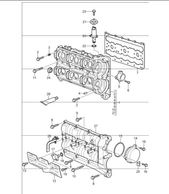Diagram 103-11 Porsche Taycan (9J1) MK1 2020-2024 