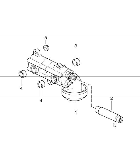 Diagram 104-00 Porsche 911 1978-1989 3.3L Turbo (930) Engine