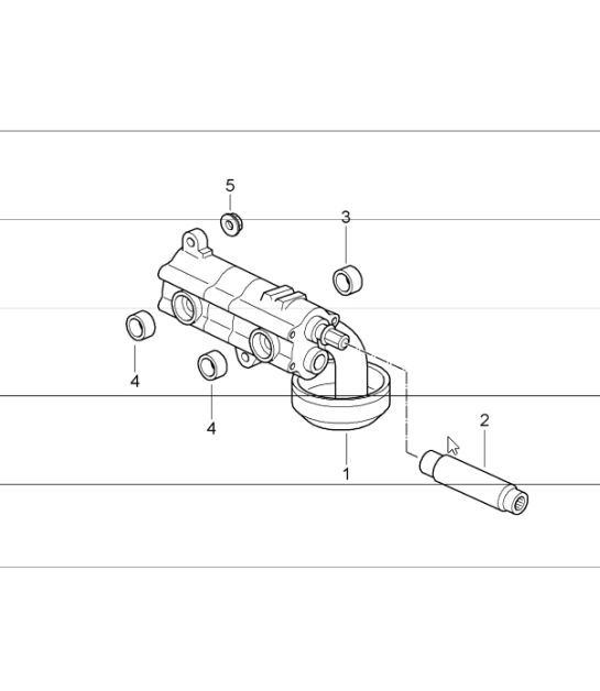 Diagram 104-01 Porsche Cayenne S/GTS 4.8L 2007>> Engine