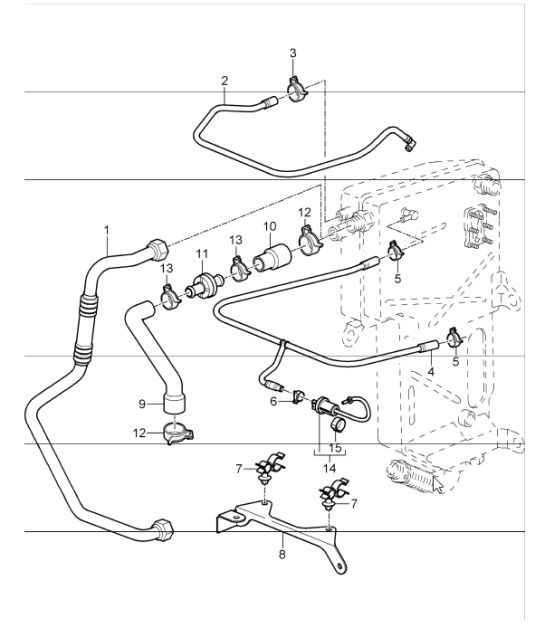 Diagram 104-06 Porsche 992 Carrera 2  3.0L 