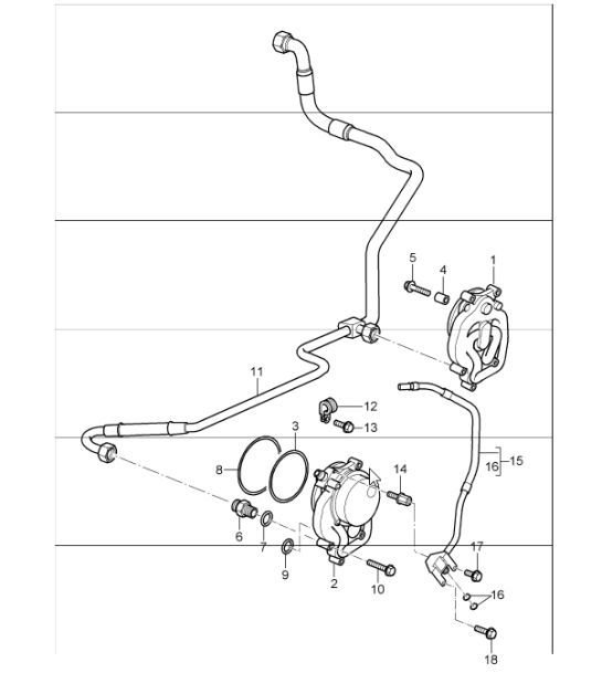 Diagram 104-20 Porsche Macan S Petrol 3.0L V6 340Bhp Engine
