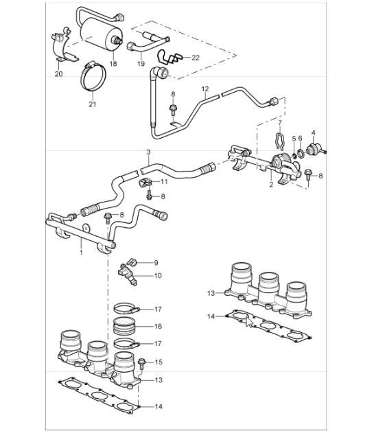 Diagram 107-05 Porsche 918 Spyder 2014-2015 