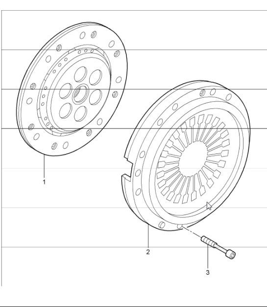 Diagram 301-01 Porsche Cayman S 3.4L 987C 2005-08 Transmission