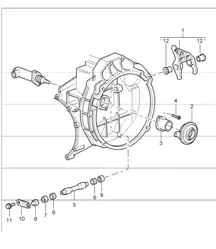 débrayage 997 GT3 M97.90 JUSQU'A 2009