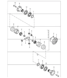 limited-slip differential complete and repair kits 997 GT3 G97.90 UPTO 2009