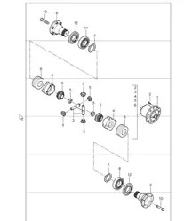 limited-slip differential complete and repair kits 997 GT3 / GT3 RS G97.90/92 2010 ONWARDS