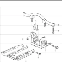 transmission suspension 997 GT3 / GT3 RS G97.90/92 2010 ONWARDS