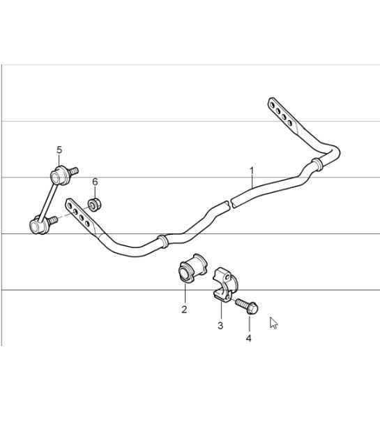 Diagram 501-03 Porsche 997 Carrera 4S 3.8L 2005>> Rear Axle