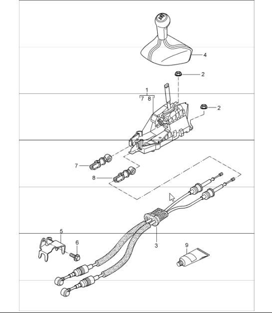 Diagram 701-00 Porsche Macan GTS Petrol 2.9L V6 380Bhp 