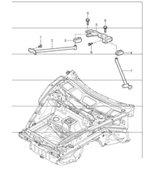 dome strut 997 GT3 2007-11