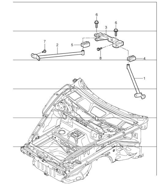 Diagram 801-15 Porsche 928 (1978-1995) 