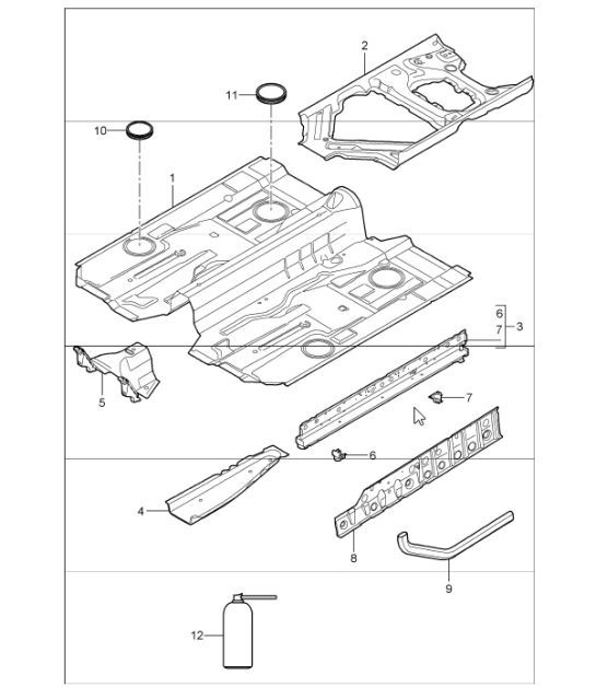 Diagram 801-20 Porsche Taycan (9J1) MK2 2024>> 