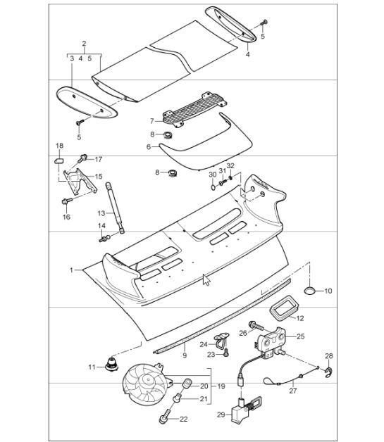 Diagram 803-06 Porsche 997 MKII GT3 2010>> Body