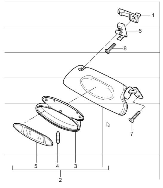 Diagram 807-09 Porsche 996 C4 3.4L 1997-08/01 Body