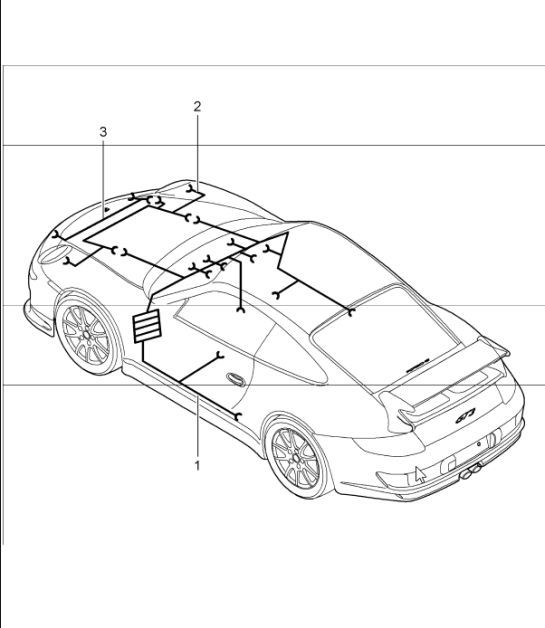 Diagram 902-10 Porsche Cayenne S V8 4.8L Petrol 400HP Electrical equipment