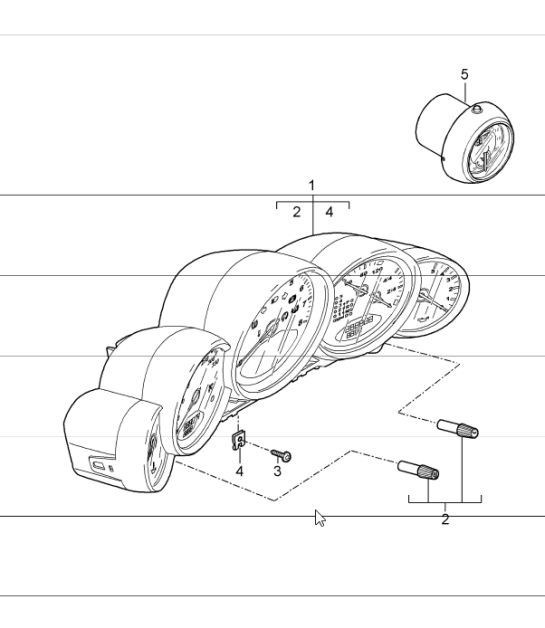 Diagram 906-01 Porsche 997 Carrera 4 3.6L 2005>> Electrical equipment