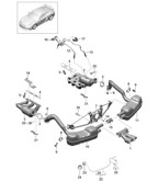 Fuel System, Exhaust System Cayman 987C/981C (2005-2016)